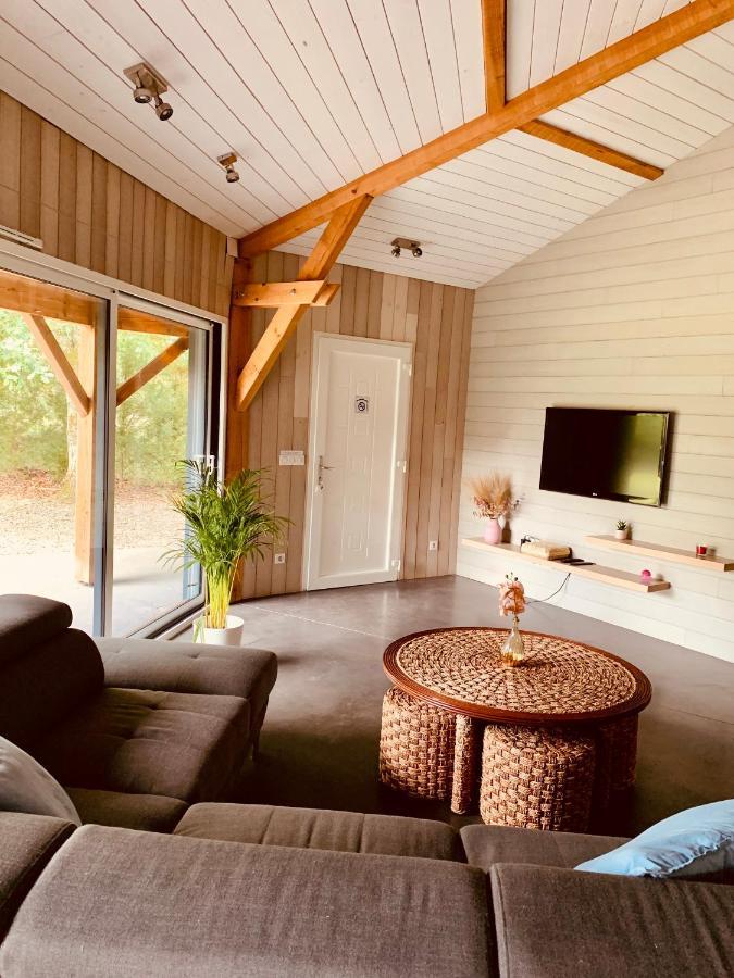 L Estanguet Maison Octogonale En Foret Rion-Des-Landes المظهر الخارجي الصورة