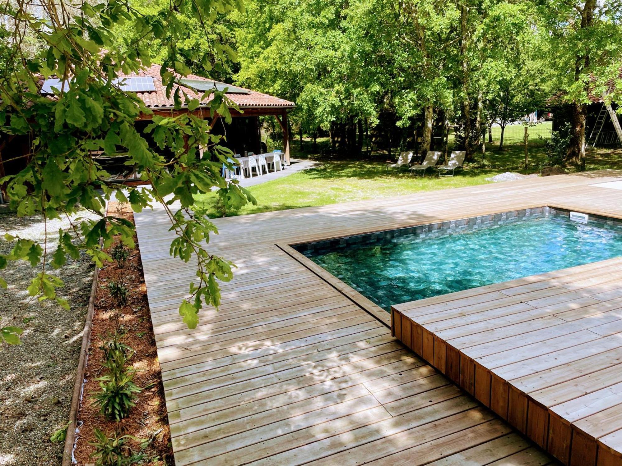 L Estanguet Maison Octogonale En Foret Rion-Des-Landes المظهر الخارجي الصورة
