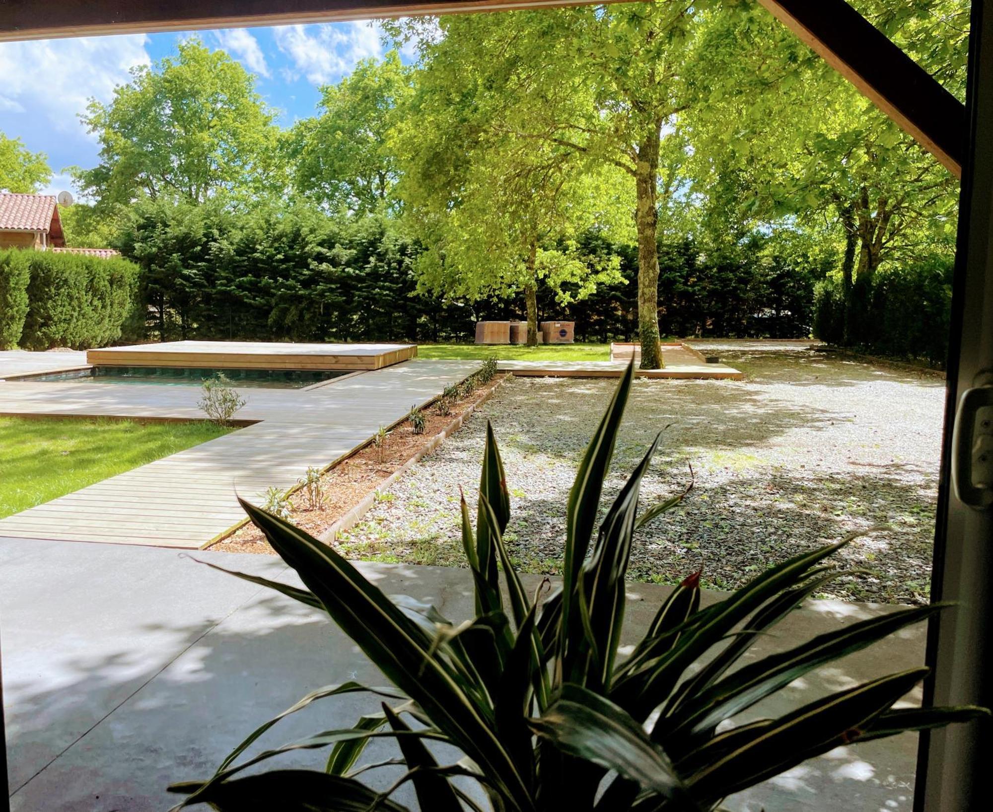 L Estanguet Maison Octogonale En Foret Rion-Des-Landes المظهر الخارجي الصورة